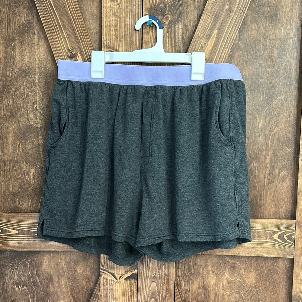 Women's Gray Pajama Shorts